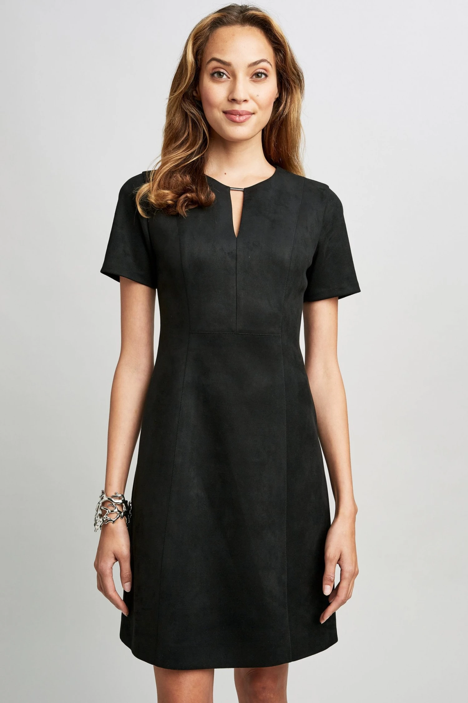 Elie Tahari Vegan Suede Dress 7 Elie Tahari Vegan Suede Dress