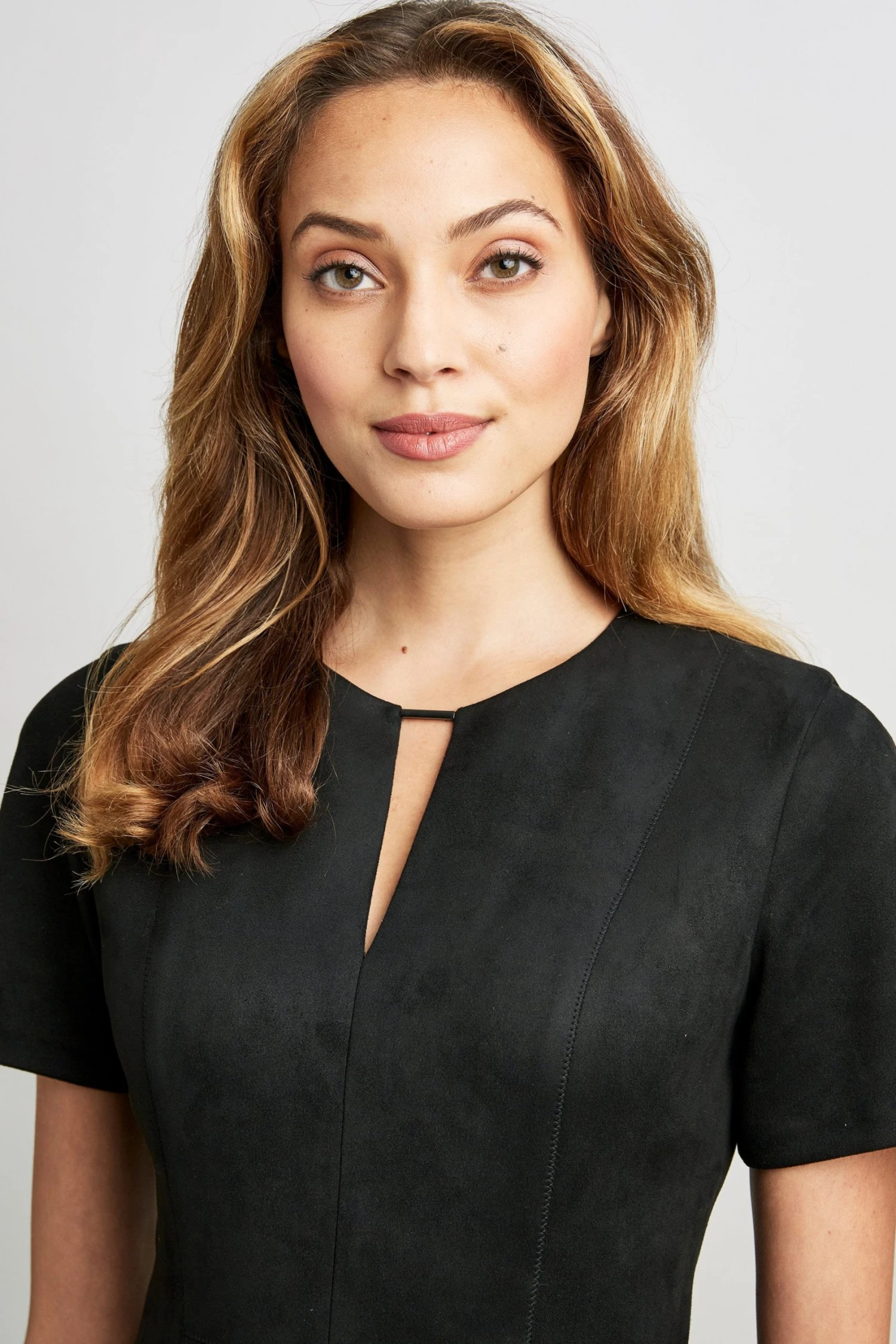 Elie Tahari Vegan Suede Dress 4 Elie Tahari Vegan Suede Dress