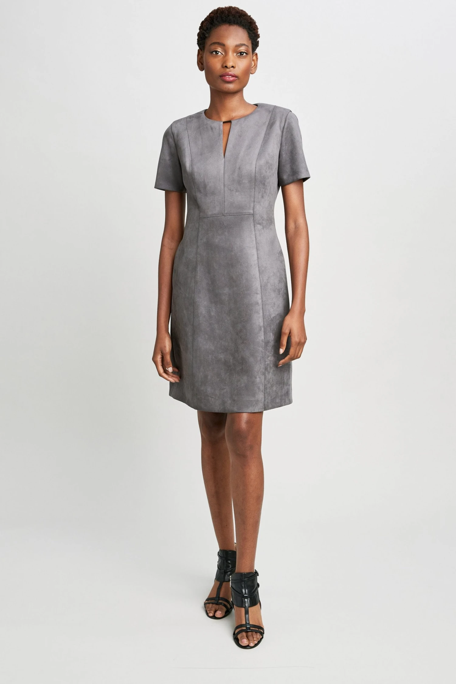 Elie Tahari Vegan Suede Dress Dresses & Jumpsuits 3 Elie Tahari Vegan Suede Dress Dresses & Jumpsuits