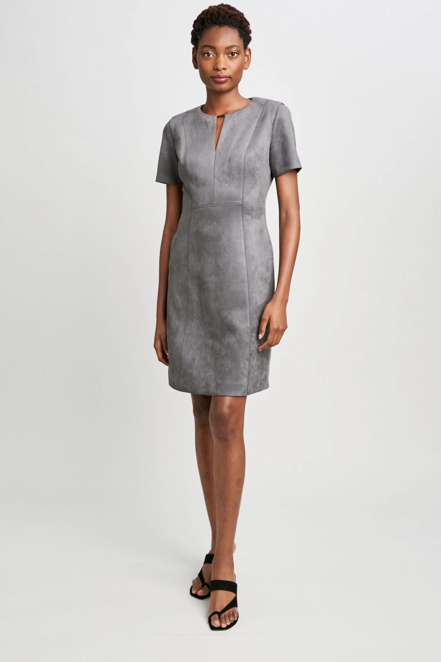 Elie Tahari Vegan Suede Dress Dresses & Jumpsuits 5 Elie Tahari Vegan Suede Dress Dresses & Jumpsuits