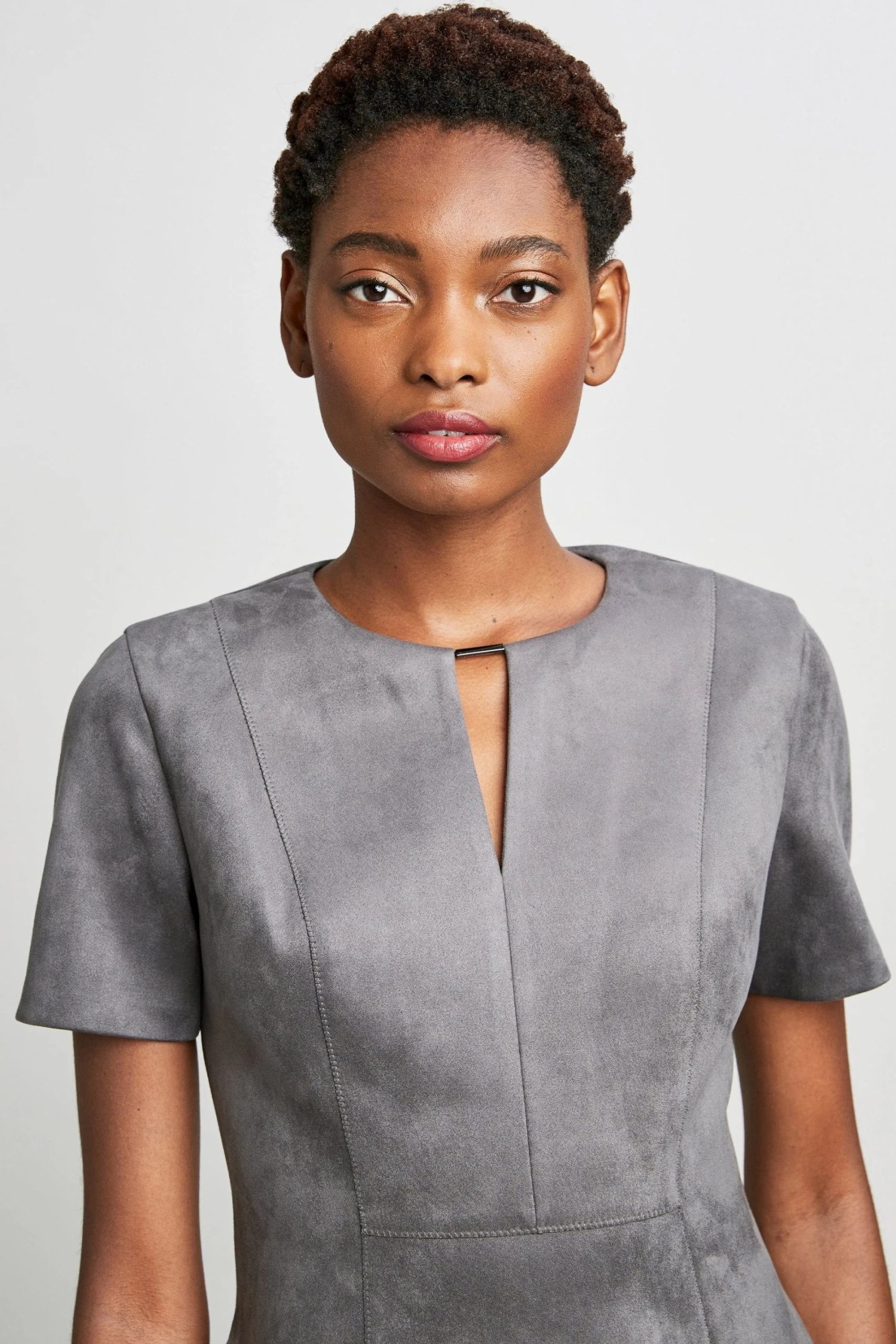 Elie Tahari Vegan Suede Dress Dresses & Jumpsuits 4 Elie Tahari Vegan Suede Dress Dresses & Jumpsuits