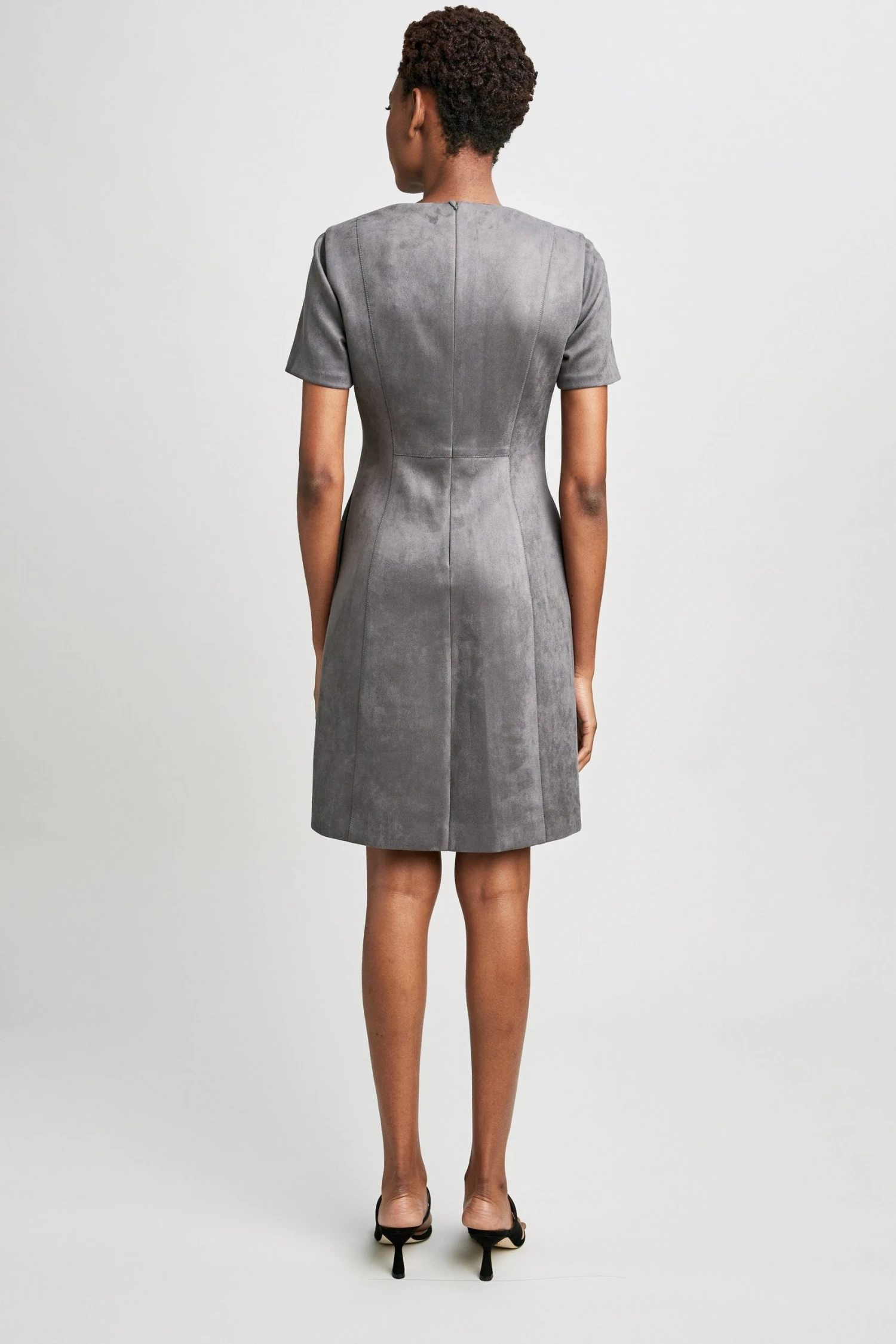 Elie Tahari Vegan Suede Dress Dresses & Jumpsuits 6 Elie Tahari Vegan Suede Dress Dresses & Jumpsuits