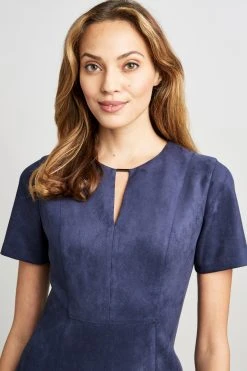 Elie Tahari Vegan Suede Dress Dresses & Jumpsuits 4 Elie Tahari Vegan Suede Dress Dresses & Jumpsuits