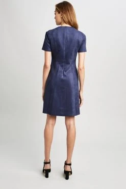 Elie Tahari Vegan Suede Dress Dresses & Jumpsuits 6 Elie Tahari Vegan Suede Dress Dresses & Jumpsuits