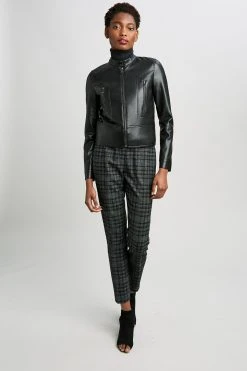 Elie Tahari Vegan Leather Jacket Jackets & Blazers