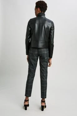 Elie Tahari Vegan Leather Jacket Jackets & Blazers