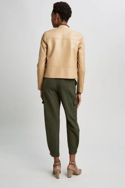 Elie Tahari Vegan Leather Jacket