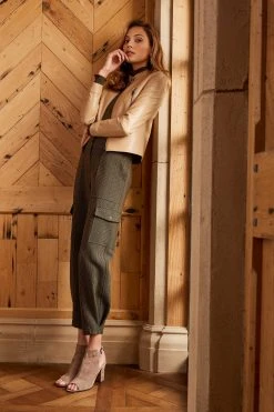 Elie Tahari Plaid Utility Pant