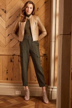 Elie Tahari Plaid Utility Pant 11 Elie Tahari Plaid Utility Pant