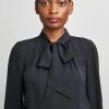 Elie Tahari Tie Neck Shirt 2 Elie Tahari Tie Neck Shirt