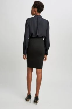 Elie Tahari Tie Neck Shirt 11 Elie Tahari Tie Neck Shirt