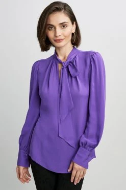 Elie Tahari Tie Neck Shirt