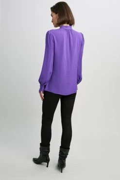 Elie Tahari Tie Neck Shirt 11 Elie Tahari Tie Neck Shirt