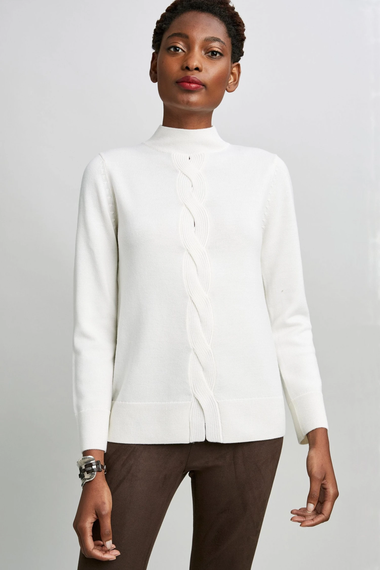 Elie Tahari Sweaters Cable Knit Sweater 3 Elie Tahari Sweaters Cable Knit Sweater