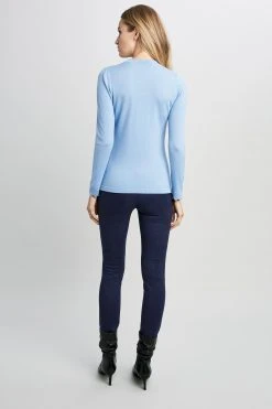 Elie Tahari Sweaters Scallop Long Sleeve Sweater 9 Elie Tahari Sweaters Scallop Long Sleeve Sweater