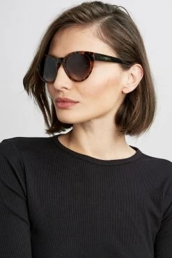 Elie Tahari Round Acetate Sunglasses