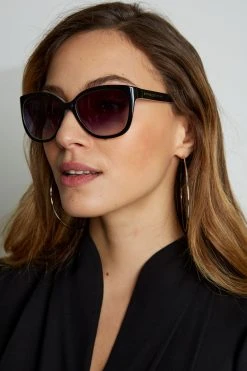 Elie Tahari Squared Cateye Sunglasses