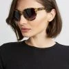 Elie Tahari Squared Cateye Sunglasses