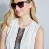 Elie Tahari Classic Rectangle Sunglasses