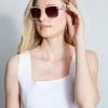 Elie Tahari Classic Rectangle Sunglasses