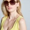 Elie Tahari Oversized Sunglasses Resort Shop