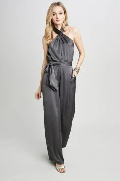 Elie Tahari Pants Wide Leg Satin Pant