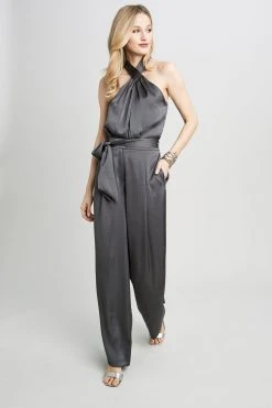 Elie Tahari Pants Wide Leg Satin Pant