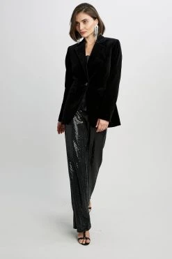 Elie Tahari Velvet Blazer