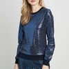 Elie Tahari Knits Pave Sequin Knit
