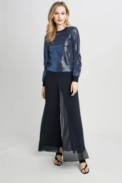 Elie Tahari Knits Pave Sequin Knit