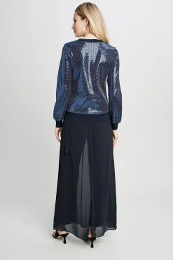 Elie Tahari Knits Pave Sequin Knit