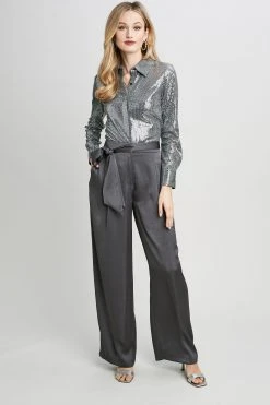 Elie Tahari Sequin Button Down Tops 9 Elie Tahari Sequin Button Down Tops