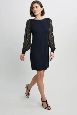 Elie Tahari Dresses & Jumpsuits Combo Sleeve Shift Dress