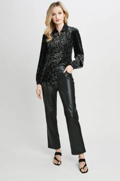 Elie Tahari Tops Deco Dot Shirt