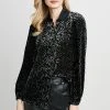 Elie Tahari Tops Deco Dot Shirt