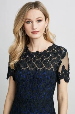 Elie Tahari Lace Cocktail Dress 10 Elie Tahari Lace Cocktail Dress