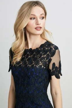 Elie Tahari Lace Cocktail Dress 12 Elie Tahari Lace Cocktail Dress