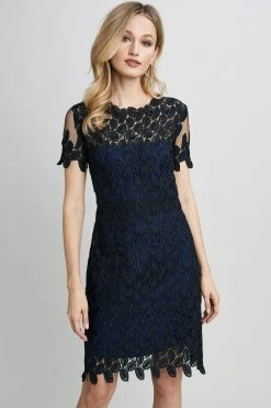 Elie Tahari Lace Cocktail Dress 9 Elie Tahari Lace Cocktail Dress