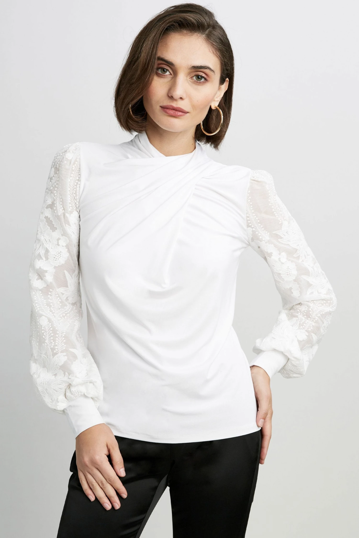 Elie Tahari Twisted Combo Knit 7 Elie Tahari Twisted Combo Knit