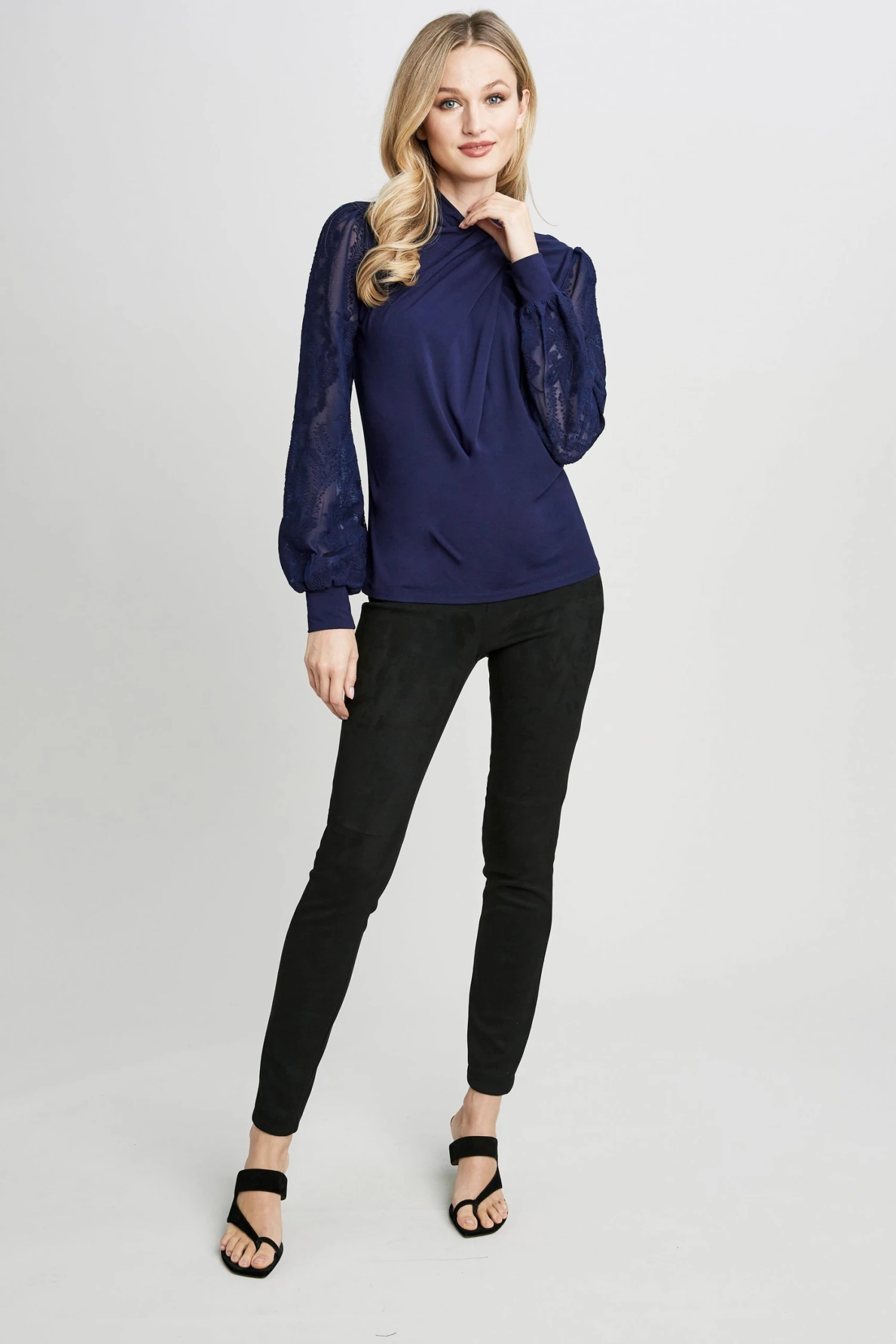 EN56X501_STORMBLUE_1HERO_0013.jpg Elie Tahari Twisted Combo Knit Knits