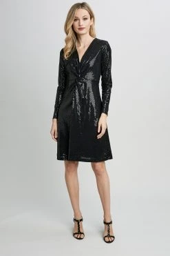 Elie Tahari Sequin Twist Dress 10 Elie Tahari Sequin Twist Dress