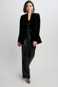Elie Tahari Velvet Blazer