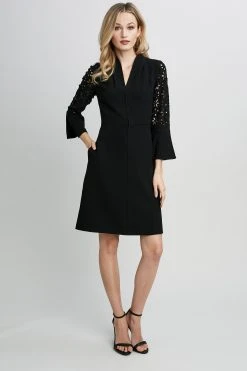 Elie Tahari Dresses & Jumpsuits Embroidered Sleeve Dress 4 Elie Tahari Dresses & Jumpsuits Embroidered Sleeve Dress