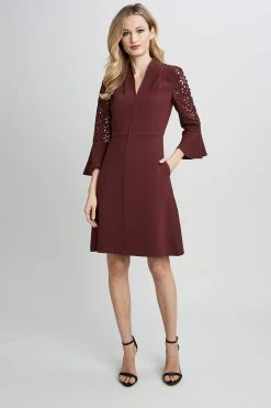 Elie Tahari Embroidered Sleeve Dress Dresses & Jumpsuits 10 Elie Tahari Embroidered Sleeve Dress Dresses & Jumpsuits