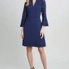 Elie Tahari Embroidered Sleeve Dress 2 Elie Tahari Embroidered Sleeve Dress
