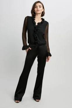 Elie Tahari Anna Fit & Flare Pant Pants