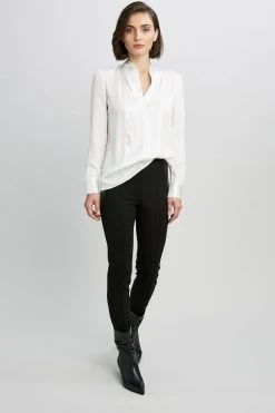 Elie Tahari Tops Satin Combo Shirt 10 Elie Tahari Tops Satin Combo Shirt