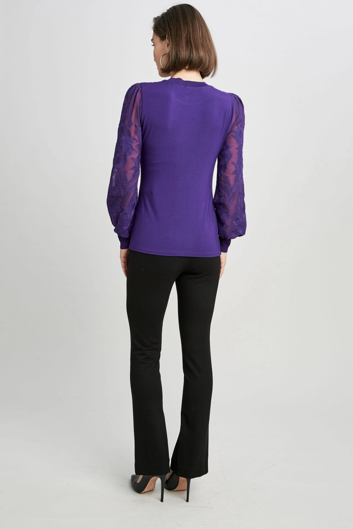 Elie Tahari Embroidered Sleeve Knit 5 Elie Tahari Embroidered Sleeve Knit