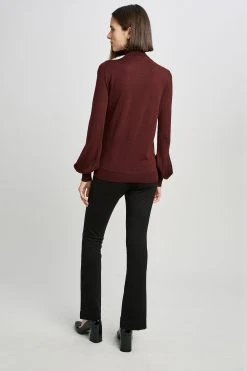 Elie Tahari Satin Front Sweater Sweaters 10 Elie Tahari Satin Front Sweater Sweaters