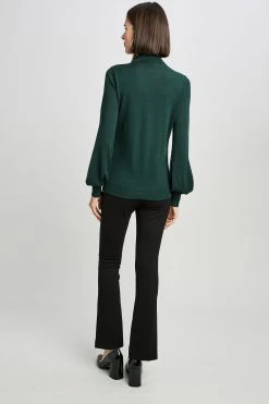 Elie Tahari Sweaters Satin Front Sweater 8 Elie Tahari Sweaters Satin Front Sweater